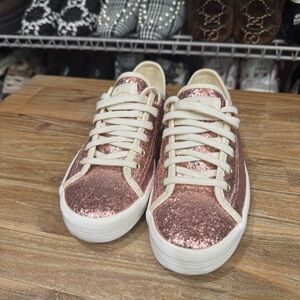 Kate Spade Pink Glitter Sneakers